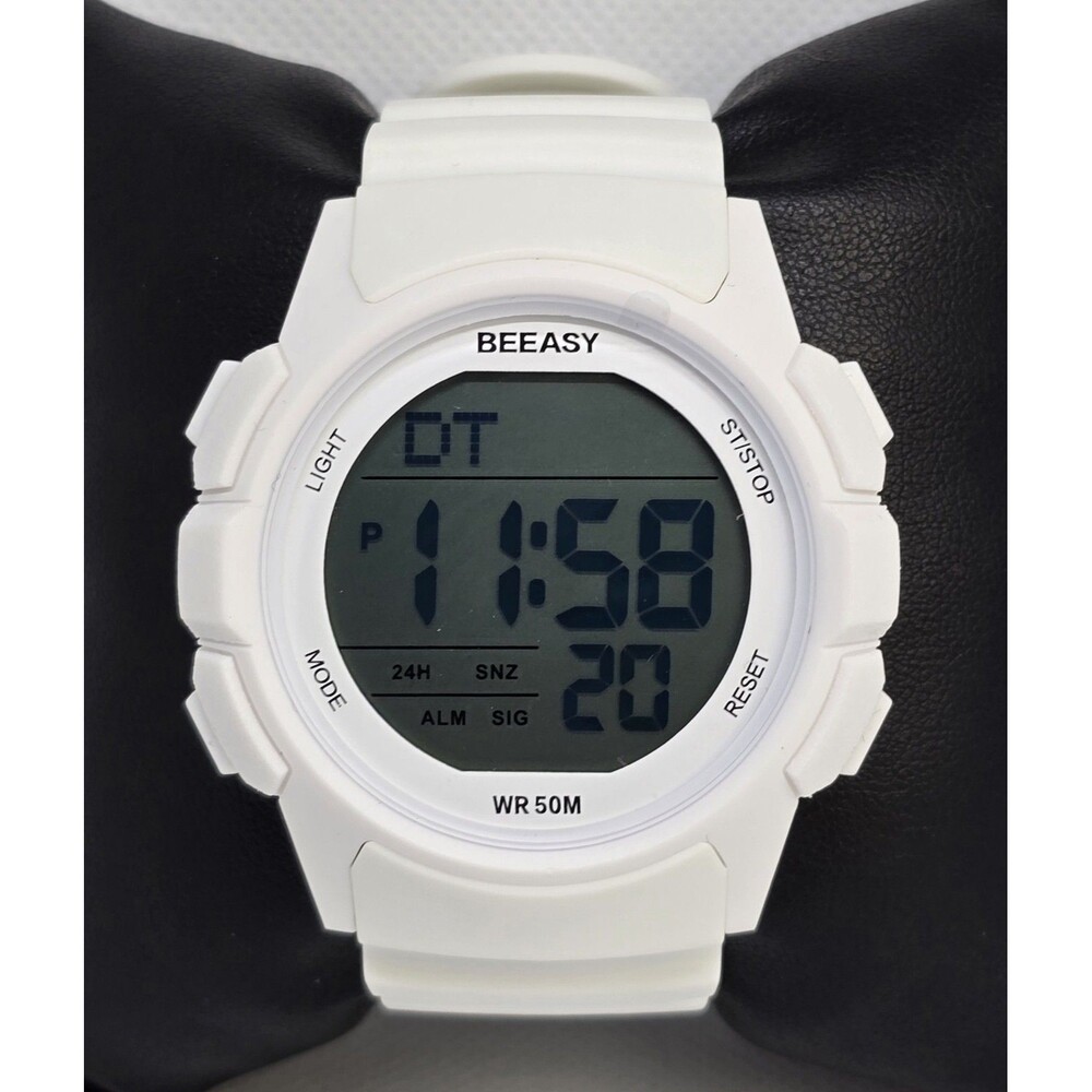 Men's Beeasy Aw03 Digital  Waterproof Stopwatch Alarm Countdown Timers Watch 05 - Picture 5 of 8